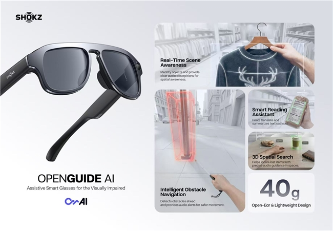 AI眼镜新突破：视觉辅助与运动AR开启智能穿戴新场景(图2)