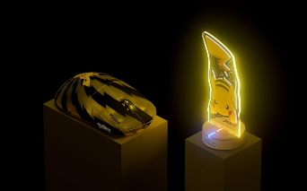 皮卡丘联名鼠标限量发售，闪电纹路设计搭载36g超轻机身(图2)