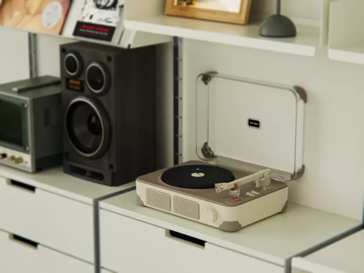 一体式便携黑胶唱机：年轻人的入门新选择，易用与音质兼得(图3)