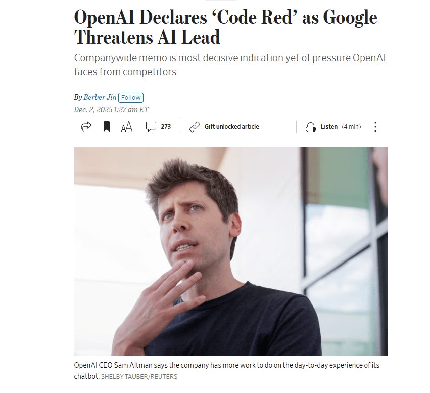 OpenAI紧急应对谷歌挑战，全面收缩战略(图3)