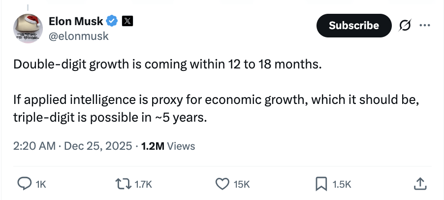 马斯克预言美国经济将突破三位数增长(图3)