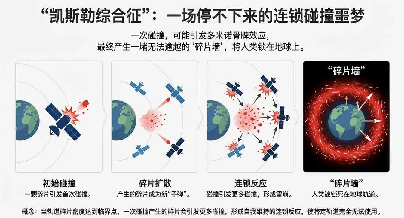 近地轨道危机：太空碎片与卫星安全距离的博弈(图1)