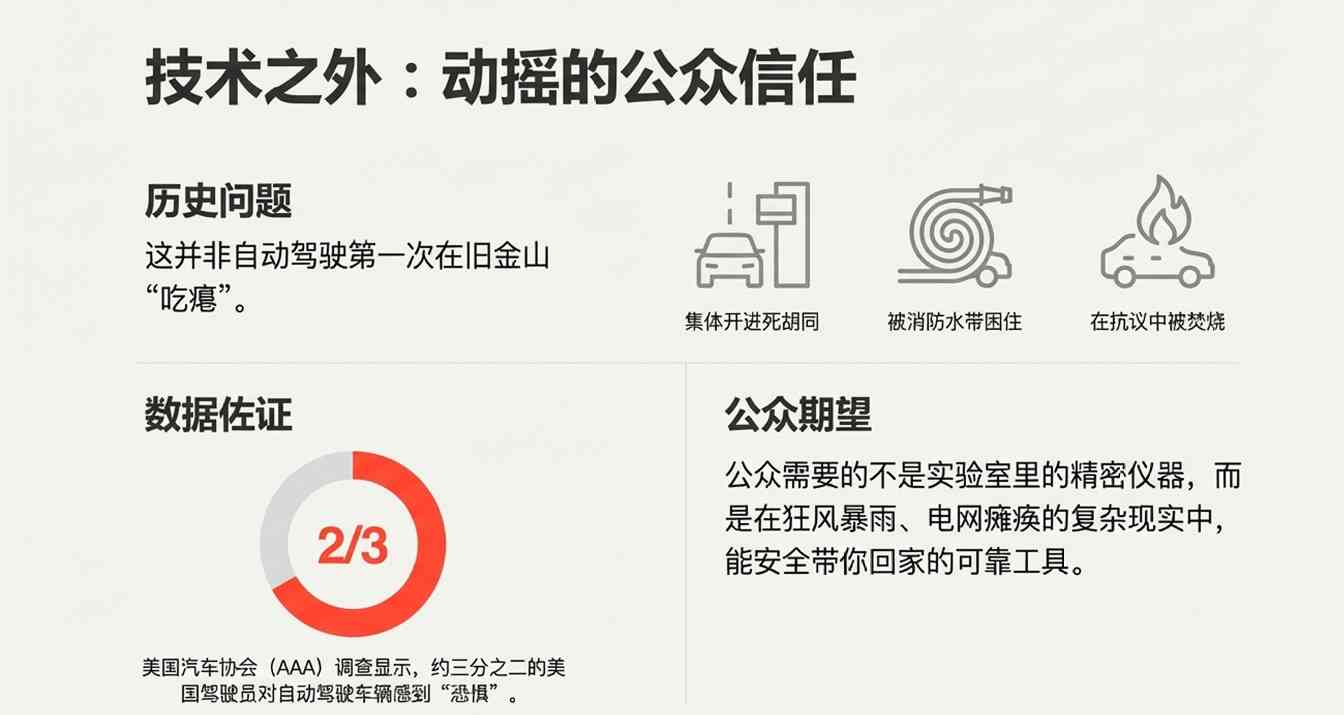 Waymo无人车遇停电集体失灵,马斯克笑看对手困境(图15) 马斯克笑疯了!谷歌无人车街头“装死”,一场大停电,暴露无人驾驶致命伤