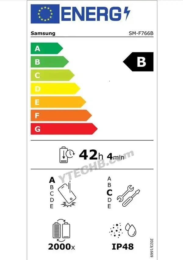 三星Galaxy Z Flip7 FE续航与耐用性获欧盟认证