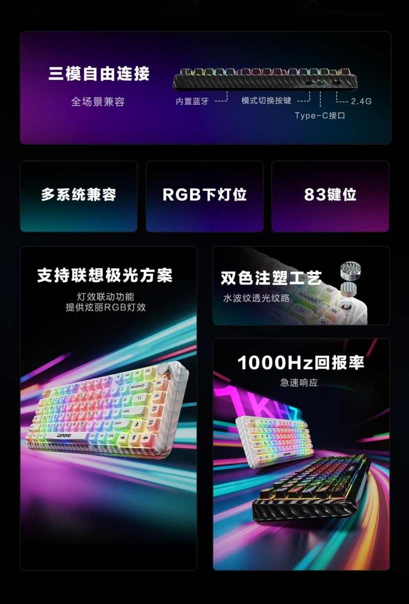 RGB灯效联动新体验｜联想极光游戏外设全攻略(图4)