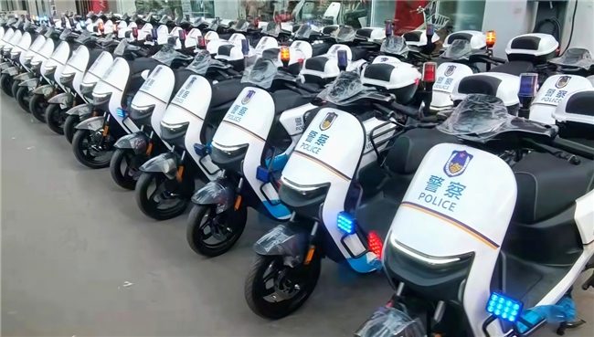 九号N85c警务电动车上岗｜智能巡逻新选择