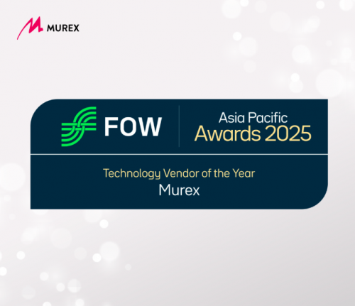 Murex荣获FOW亚太区年度最佳技术供应商奖｜技术赋能(图1)