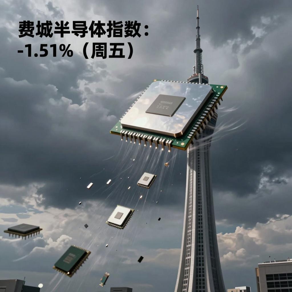 周五费城半导体指数下跌1.51%，(图2)