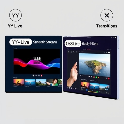 直播无界限！专业直播工具YY开播配OBS，横屏竖屏随心换美颜依旧(图4)