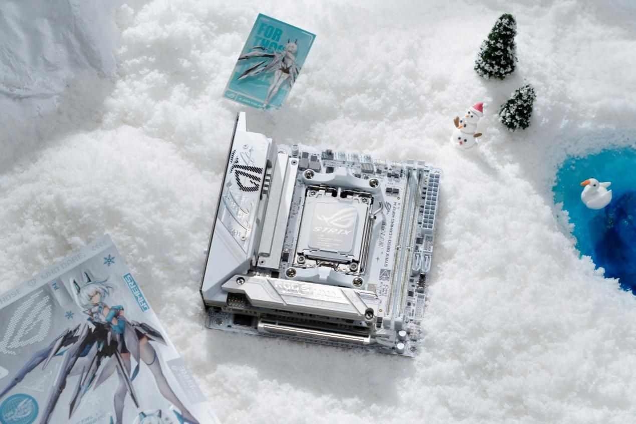 华硕ROG B850迷你吹雪主板双12开售 纯白小钢炮(图5)