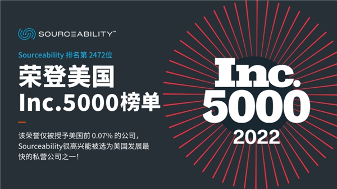 Sourceability荣登2022年Inc.5000 “