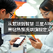 从繁琐到智慧 三星AI神 黑钻热泵洗烘旗舰定义高效生活新范式（图1）