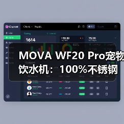 MOVA WF20 Pro宠物饮水机：100%不锈钢活水设计，重新定义宠物健康饮水标准（图3）