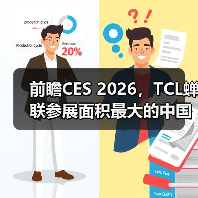 前瞻CES 2026，TCL蝉联参展面积最大的中国企业（图1）