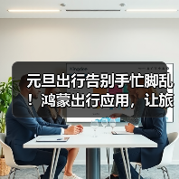 元旦出行告别手忙脚乱！鸿蒙出行应用，让旅途更顺心！（图2）