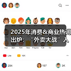 2025年消费&商业热词出炉：“外卖大战”入选 多维度竞争让消费者有了更多元选择（图3）