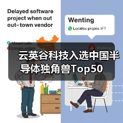 云英谷科技入选中国半导体独角兽Top50排行榜