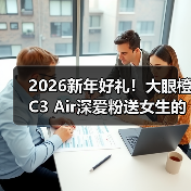 2026新年好礼！大眼橙C3 Air深爱粉送女生的仪式感礼物（图1）