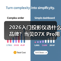 2026入门投影仪选什么品牌?当贝D7X Pro用中端价格享受旗舰生态(图3) 2026入门投影仪选什么品牌?当贝D7X Pro用中端价格享受旗舰生态(图3)