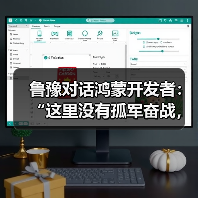 鲁豫对话鸿蒙开发者：“这里没有孤军奋战，只有托付后背的战友”（图3）