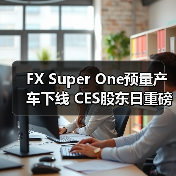 FX Super One预量产车下线 CES股东日重磅发布新品及公布完整量产交付计划（图1）