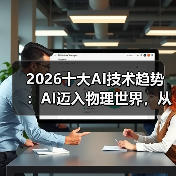 2026十大AI技术趋势 ：AI迈入物理世界，从预测词汇走向预测世界状态（图4）