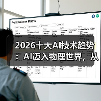 2026十大AI技术趋势 :AI迈入物理世界,从预测词汇走向预测世界状态(图4) 2026十大AI技术趋势 :AI迈入物理世界,从预测词汇走向预测世界状态(图4)