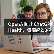 OpenAI推出ChatGPT Health，每周超2.3亿人咨询健康问题（图1）