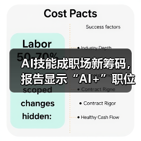 AI技能成职场新筹码，报告显示“AI+”职位比普通职位一年多赚7.8万（图1）