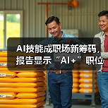 AI技能成职场新筹码,报告显示“AI+”职位比普通职位一年多赚7.8万(图3) AI技能成职场新筹码,报告显示“AI+”职位比普通职位一年多赚7.8万(图3)