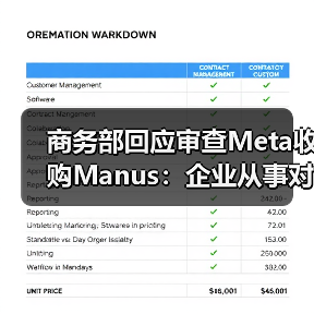 商务部回应审查Meta收购Manus：企业从事对外投资等活动须符合中国法律法规（图3）