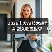 2026十大AI技术趋势 :AI迈入物理世界,从预测词汇走向预测世界状态(图2) 2026十大AI技术趋势 :AI迈入物理世界,从预测词汇走向预测世界状态(图2)