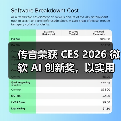 传音荣获 CES 2026 微软 AI 创新奖,以实用型 AI 深化新兴市场智能体验(图2) 传音荣获 CES 2026 微软 AI 创新奖,以实用型 AI 深化新兴市场智能体验(图2)