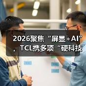 2026聚焦“屏显+AI”，TCL携多项“硬科技”亮相CES 2026（图3）