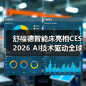舒福德智能床亮相CES 2026 AI技术驱动全球智能睡眠革命(图2) 舒福德智能床亮相CES 2026 AI技术驱动全球智能睡眠革命(图2)