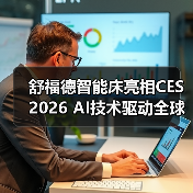 舒福德智能床亮相CES 2026 AI技术驱动全球智能睡眠革命(图1) 舒福德智能床亮相CES 2026 AI技术驱动全球智能睡眠革命(图1)