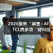 2026聚焦“屏显+AI”，TCL携多项“硬科技”亮相CES 2026（图1）