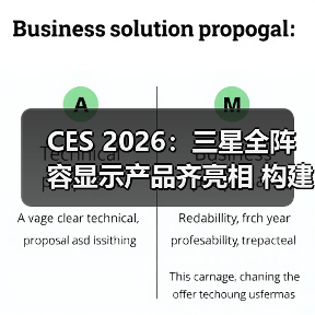 CES 2026:三星全阵容显示产品齐亮相 构建全新AI视听生态(图2) CES 2026:三星全阵容显示产品齐亮相 构建全新AI视听生态(图2)