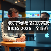 歌尔声学与感知方案亮相CES 2026,全链路创新开启沉浸式交互新生态(图1) 歌尔声学与感知方案亮相CES 2026,全链路创新开启沉浸式交互新生态(图1)