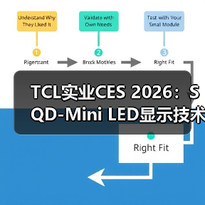 TCL实业CES 2026:SQD-Mini LED显示技术定义“视”界新高度,全场景AI科技“智”领未来(图4) TCL实业CES 2026:SQD-Mini LED显示技术定义“视”界新高度,全场景AI科技“智”领未来(图4)