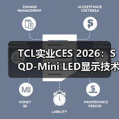 TCL实业CES 2026:SQD-Mini LED显示技术定义“视”界新高度,全场景AI科技“智”领未来(图2) TCL实业CES 2026:SQD-Mini LED显示技术定义“视”界新高度,全场景AI科技“智”领未来(图2)