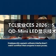 TCL实业CES 2026:SQD-Mini LED显示技术定义“视”界新高度,全场景AI科技“智”领未来(图1) TCL实业CES 2026:SQD-Mini LED显示技术定义“视”界新高度,全场景AI科技“智”领未来(图1)