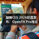 韶音CES 2026新品发布:OpenFit Pro推出开放式滤噪新方案(图1) 韶音CES 2026新品发布:OpenFit Pro推出开放式滤噪新方案(图1)