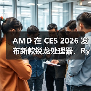 AMD 在 CES 2026 发布新款锐龙处理器、Ryzen AI 及 AMD ROCm,全面扩展其在客户端、图形和软件领域的 AI 领先地位(图2) AMD 在 CES 2026 发布新款锐龙处理器、Ryzen AI 及 AMD ROCm,全面扩展其在客户端、图形和软件领域的 AI 领先地位(图2)
