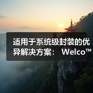 适用于系统级封装的优异解决方案： Welco™ AP520 SAC305（图1）