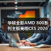 华硕全新AMD 800系列主板亮相CES 2026(图4) 华硕全新AMD 800系列主板亮相CES 2026(图4)