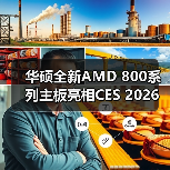 华硕全新AMD 800系列主板亮相CES 2026(图3) 华硕全新AMD 800系列主板亮相CES 2026(图3)