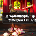 全球平板电脑市场：第三季度出货量3300万台，环比增长8%（图4）