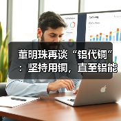 董明珠再谈“铝代铜”:坚持用铜,直至铝能完全替代(图2) 董明珠再谈“铝代铜”:坚持用铜,直至铝能完全替代(图2)