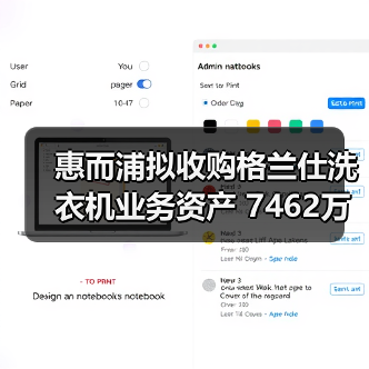 惠而浦拟收购格兰仕洗衣机业务资产 7462万元拿下!(图4) 惠而浦拟收购格兰仕洗衣机业务资产 7462万元拿下!(图4)